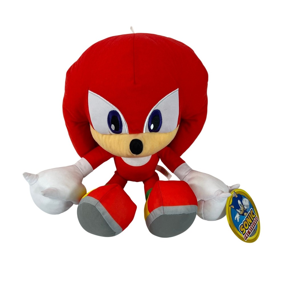 Sega Sonic Modern Knuckles Echidna Plush 16" Stuffed Toy Lovey
